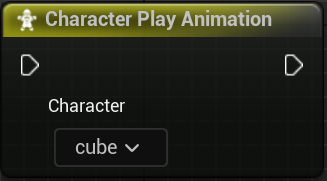 Character Play Animation Node Visual